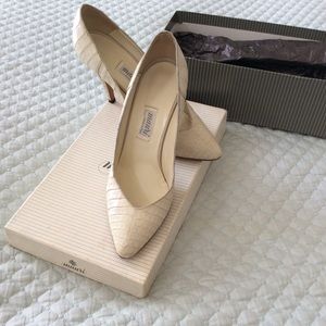 Baby Alligator high heels. Handmade from Italy.